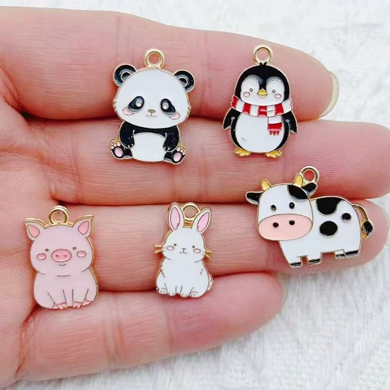 Event Party - 10pcs Cartoon Penguin Panda DIY Korean