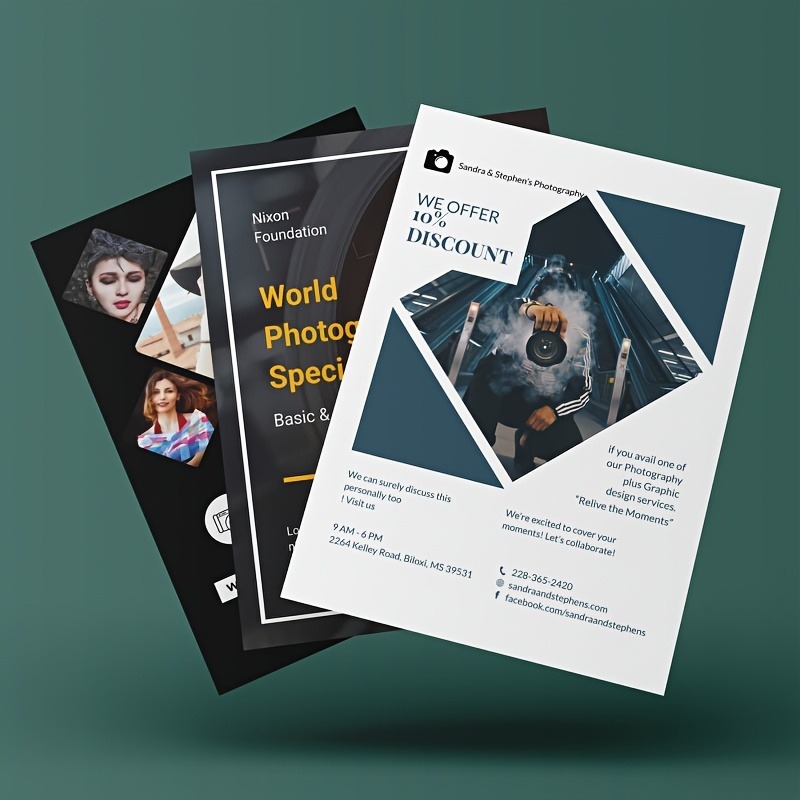 Supply Event - 100Pcs A5 Personalized Flyers Bulk Full