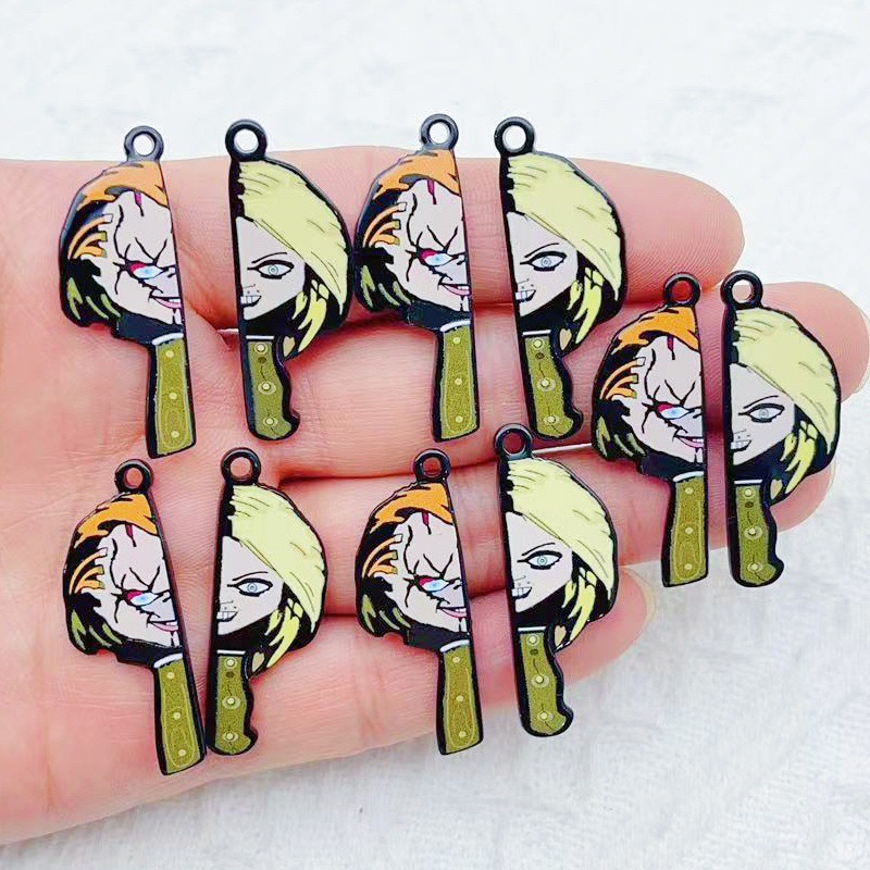 Event Party - 10pcs cartoon clown funny couple single-sided