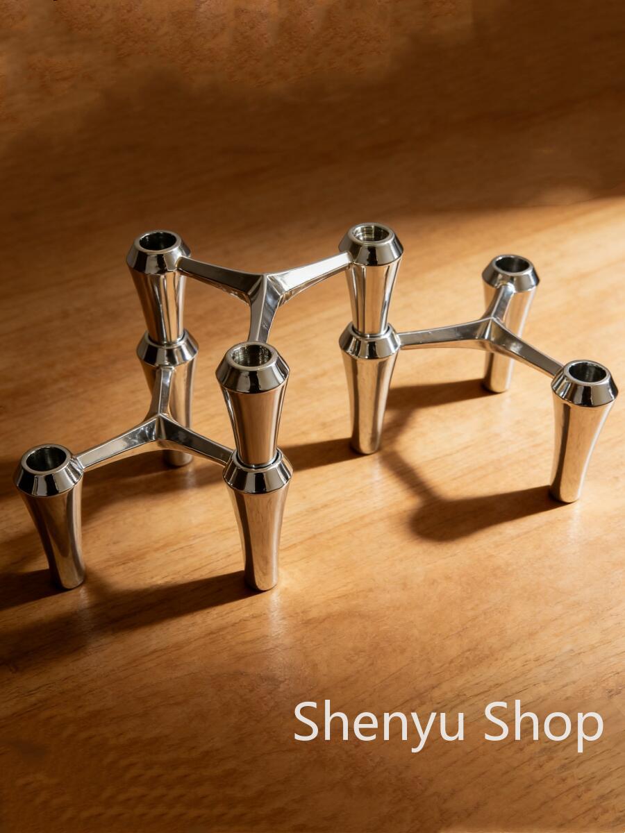 Centerpiece Stick - New Style Candle Holder Metal Molecular