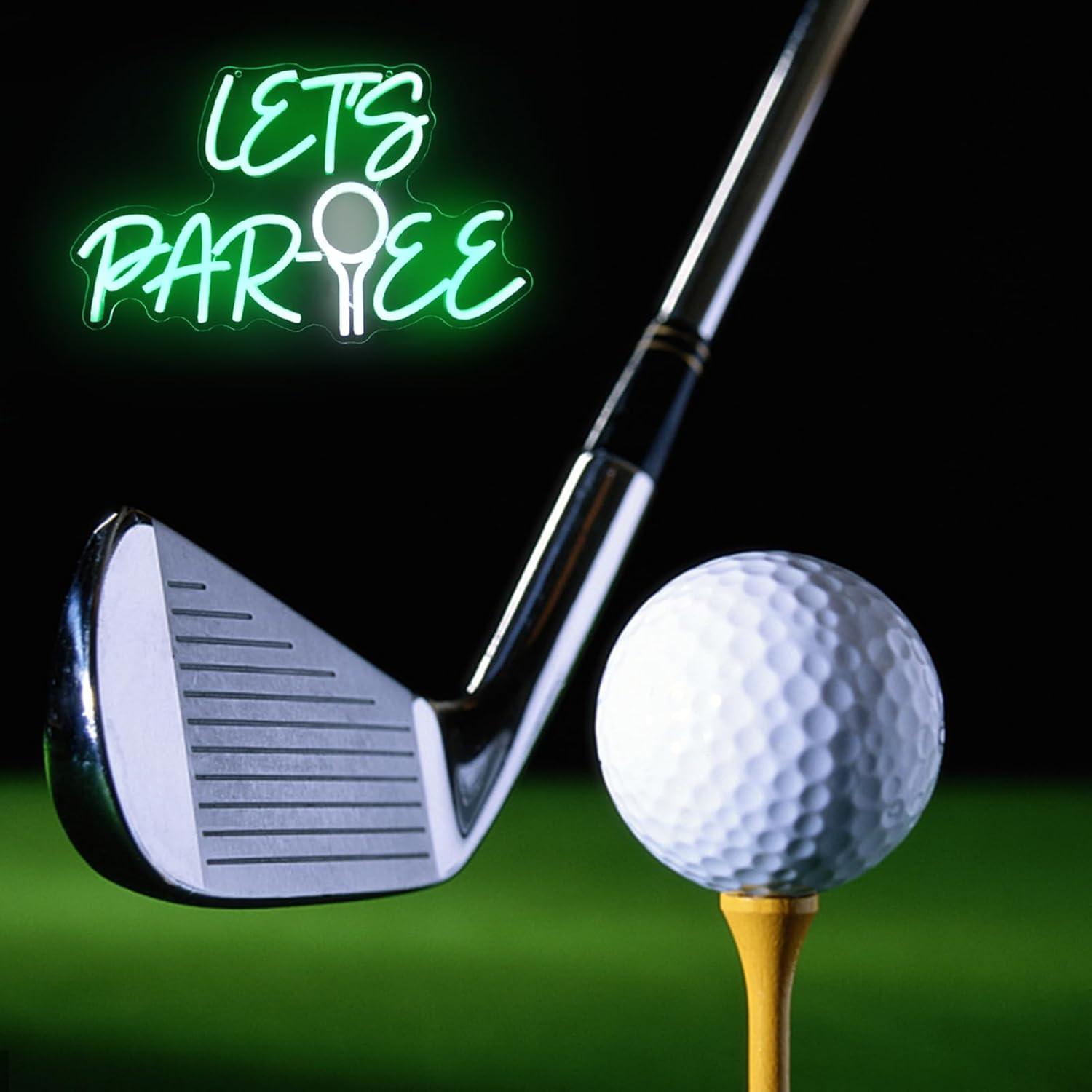 Let's Par Tee Neon Sign Golf B - Neon Sign Party review and price