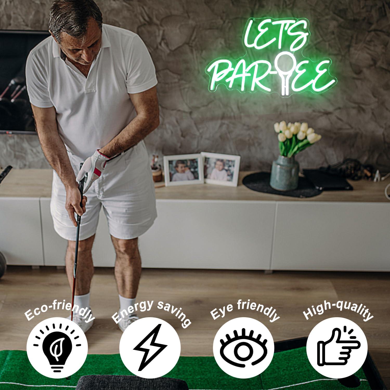 Let's Par Tee Neon Sign Golf B - Neon Sign Party review and price