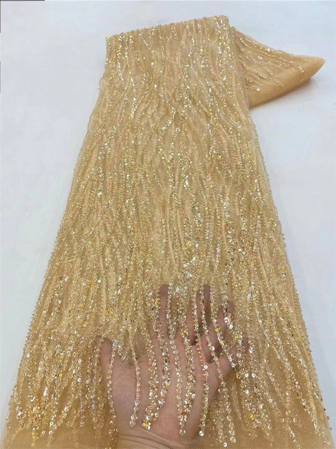 Gold Color Africa Embroidered  - Glitter Tablecloth review and price