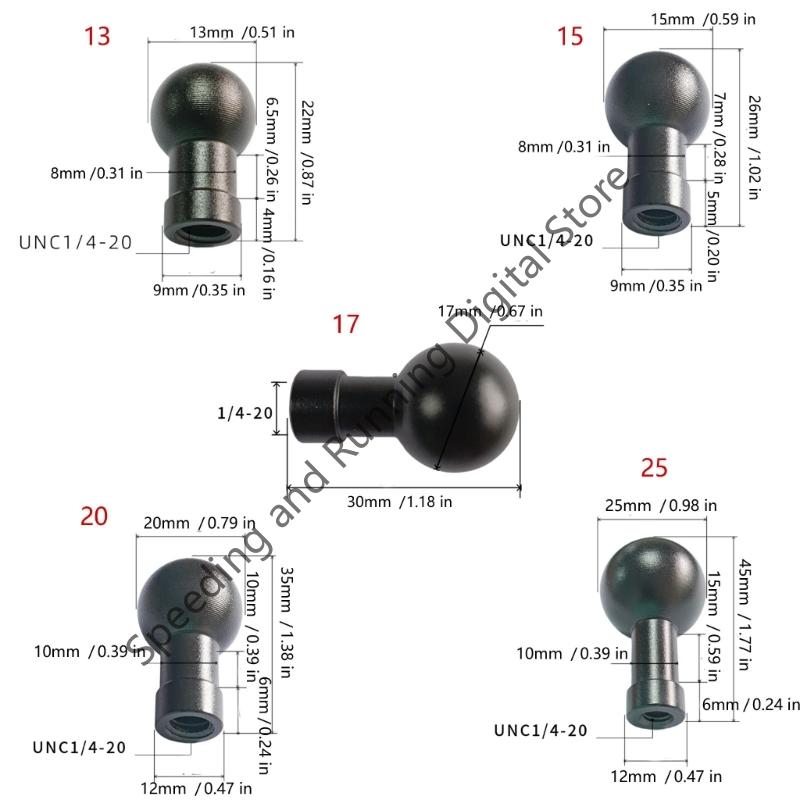 1/4 female ball head to 13/17/ - Photo Booth Frame review and price