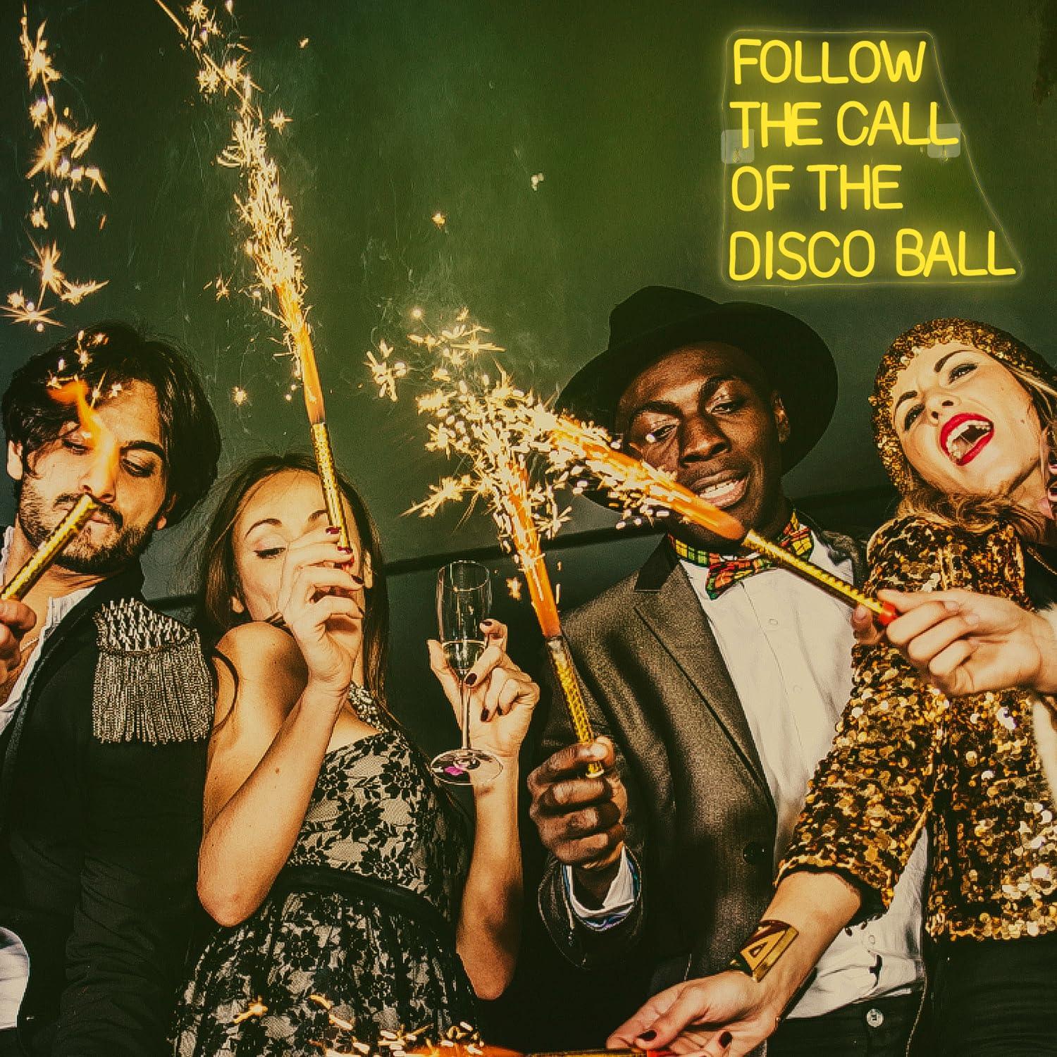 Follow The Call Of The Disco B - Neon Sign Party review and price