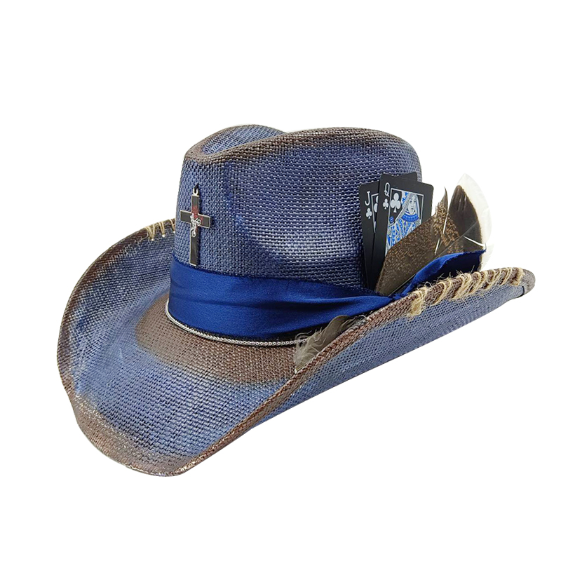 Western summer cowboy hat stra - Paper Straw Color review and price