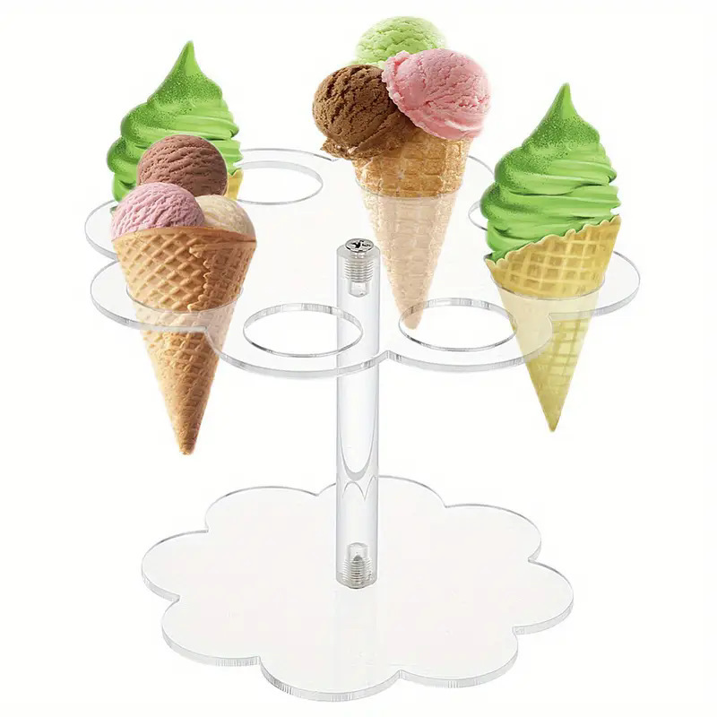 Ice Cream Cone Holder Acrylic  - Cotton Candy Cone review and price