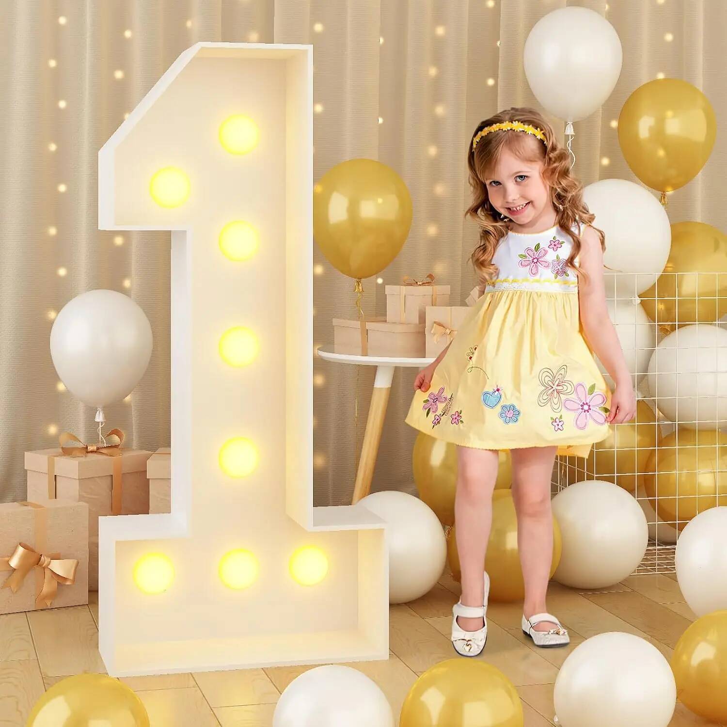 Giant Number Led Light for Kid - Led Balloon Light review and price