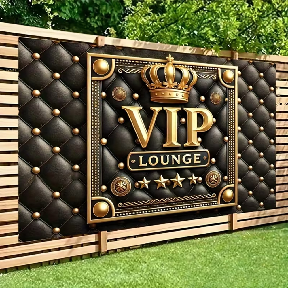 Luxury Gold Crown VIP Lounge B - Party Banner Gold review and price