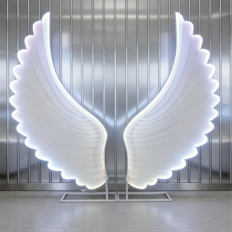 Glowing Angel Wings Light Prop - Event & Party Supply review and price