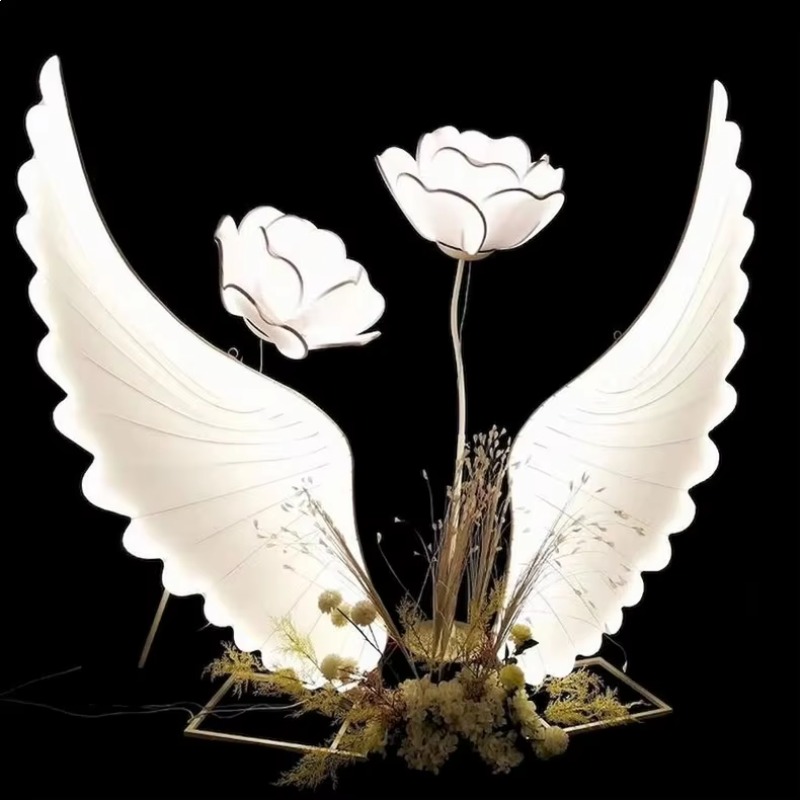 Glowing Angel Wings Light Prop - Event & Party Supply review and price