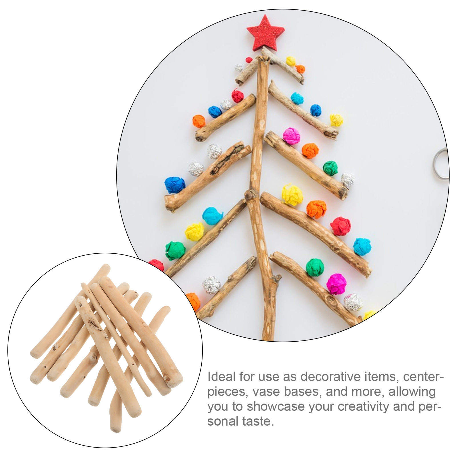 Driftwood Decor Natural Wood B - Centerpiece Stick review and price