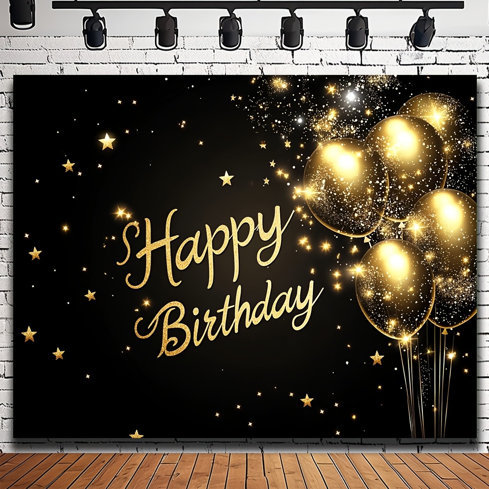 1pc super large black and gold - Party Banner Gold review and price