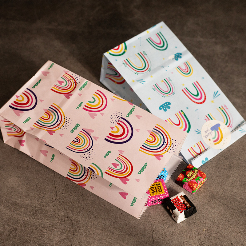 Small Paper Bags Rainbow Print - Event Party Box review and price