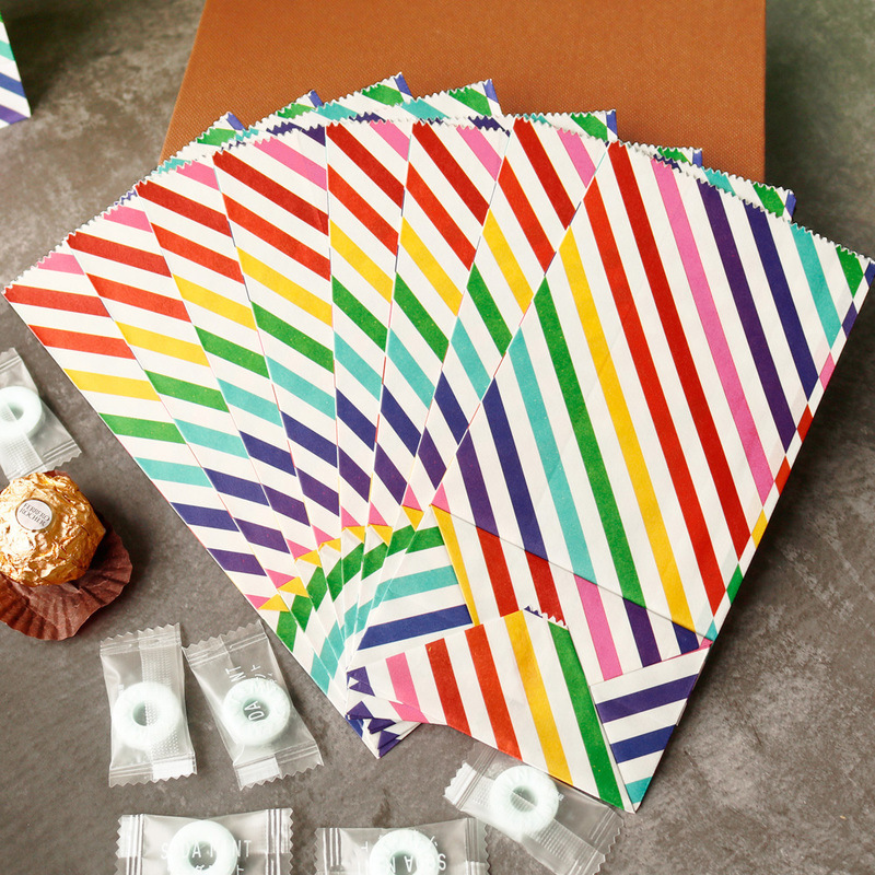 Small Paper Bags Rainbow Print - Event Party Box review and price