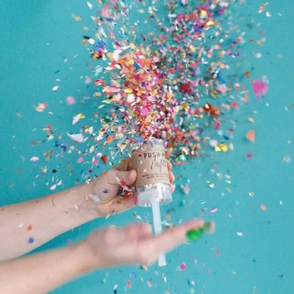1Pcs Round Push Up Confetti Po - Confetti Cannon Tube review and price
