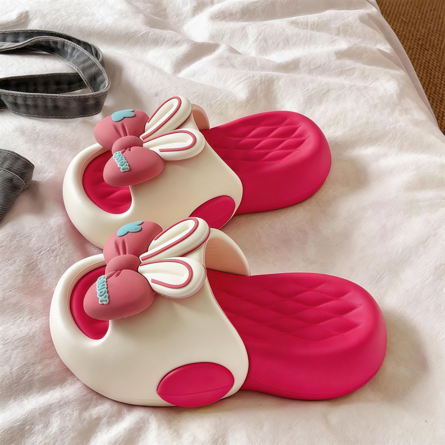 Cute Bow Rabbit Ear Platform S - Cotton Candy Cone review and price