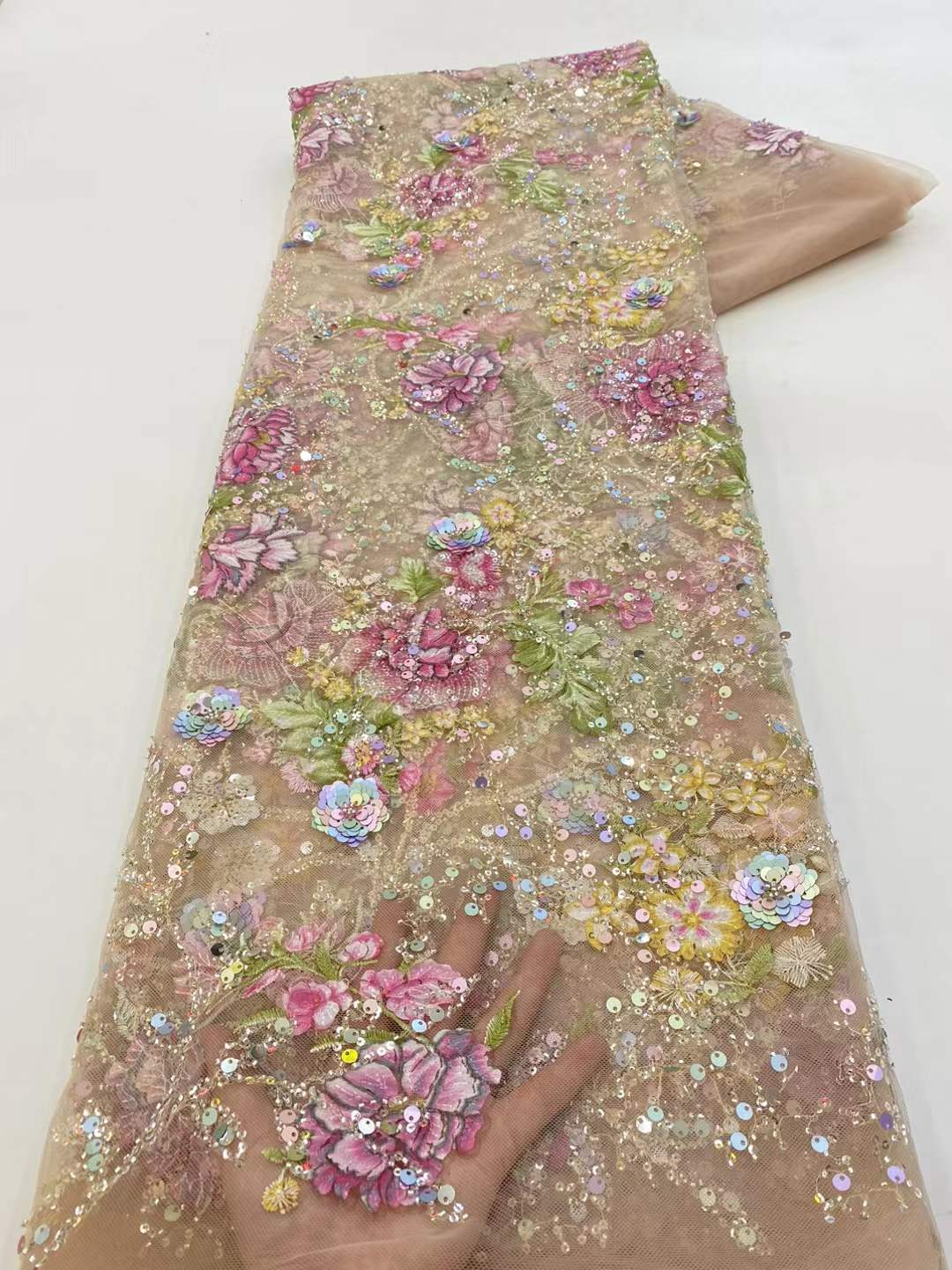 African Lace Fabric 2026 High  - Glitter Tablecloth review and price