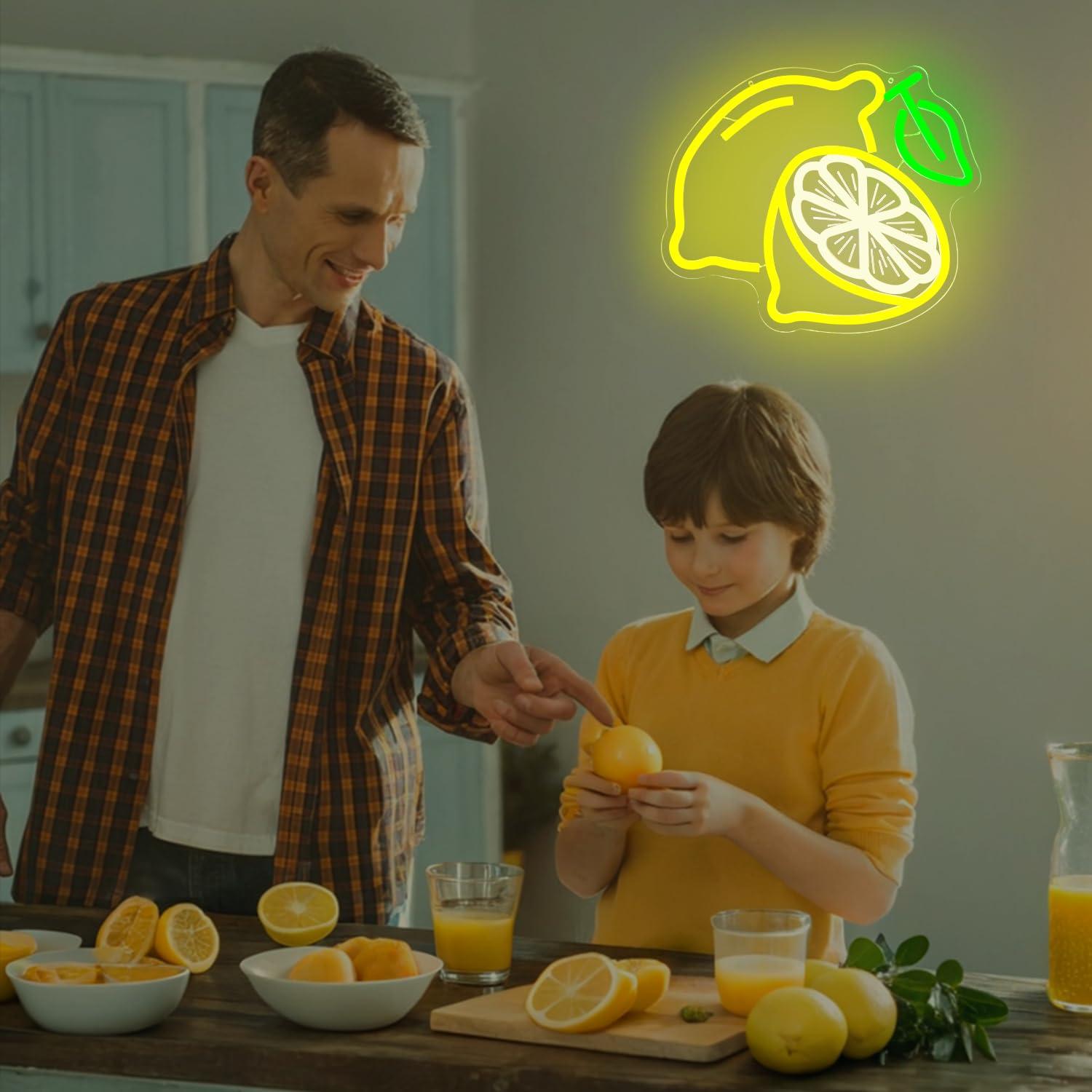 Lemon Neon Sign Dimmable LED L - Neon Sign Party review and price