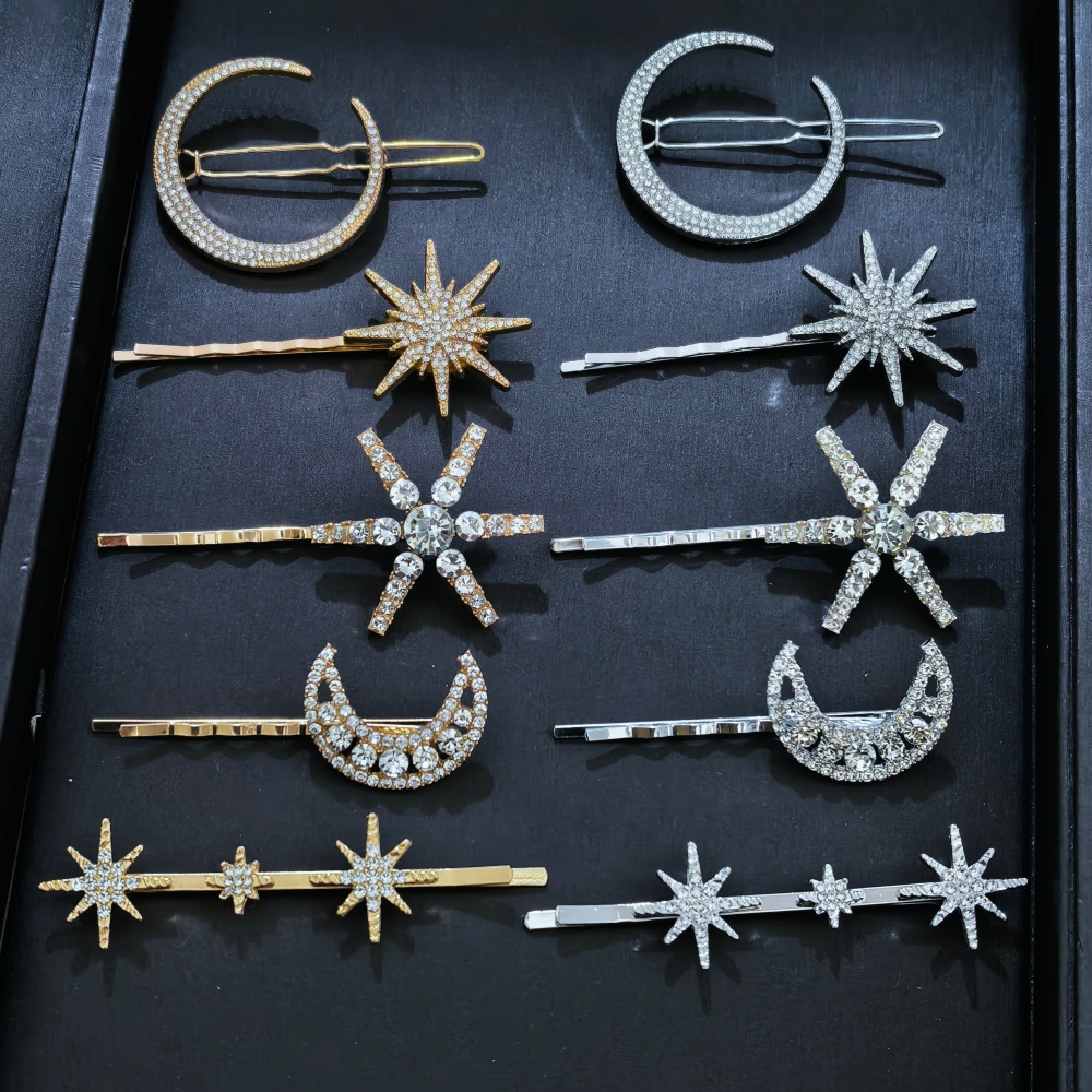 3/4 pcs set Crystal Star Hairp - Event Suppliers review and price