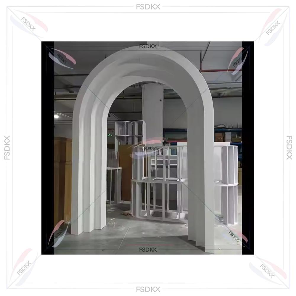 Luxury White  PVC Acrylic Wall - Party Event Supplier review and price