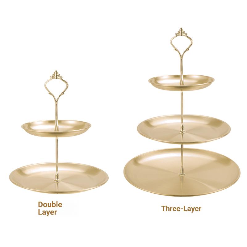 Gold Silver 2/3-Tier Cake Stan - Cupcake Stand Tier review and price