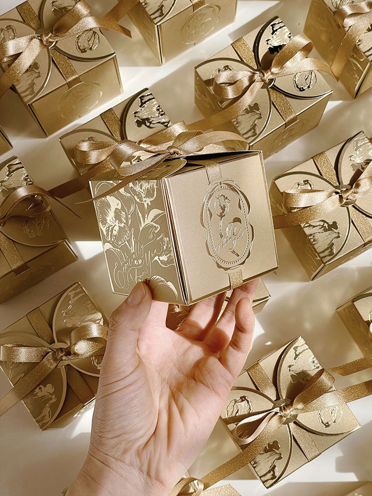 Square Paper Gift Boxes with R - Event Party Box review and price