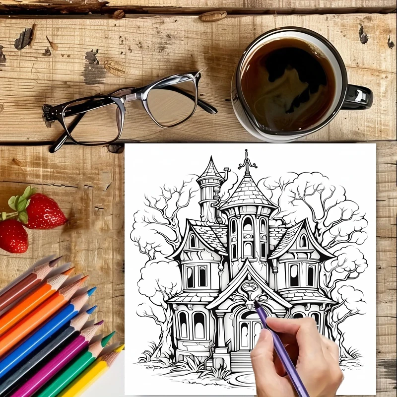 Haunted House Coloring Book fo - Event Supplies review and price