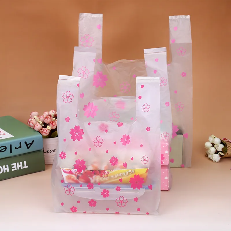 100Pcs/bag Pink Sakura Vest Ba - Event Party Shop review and price