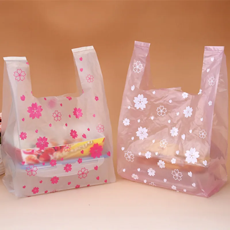 100Pcs/bag Pink Sakura Vest Ba - Event Party Shop review and price