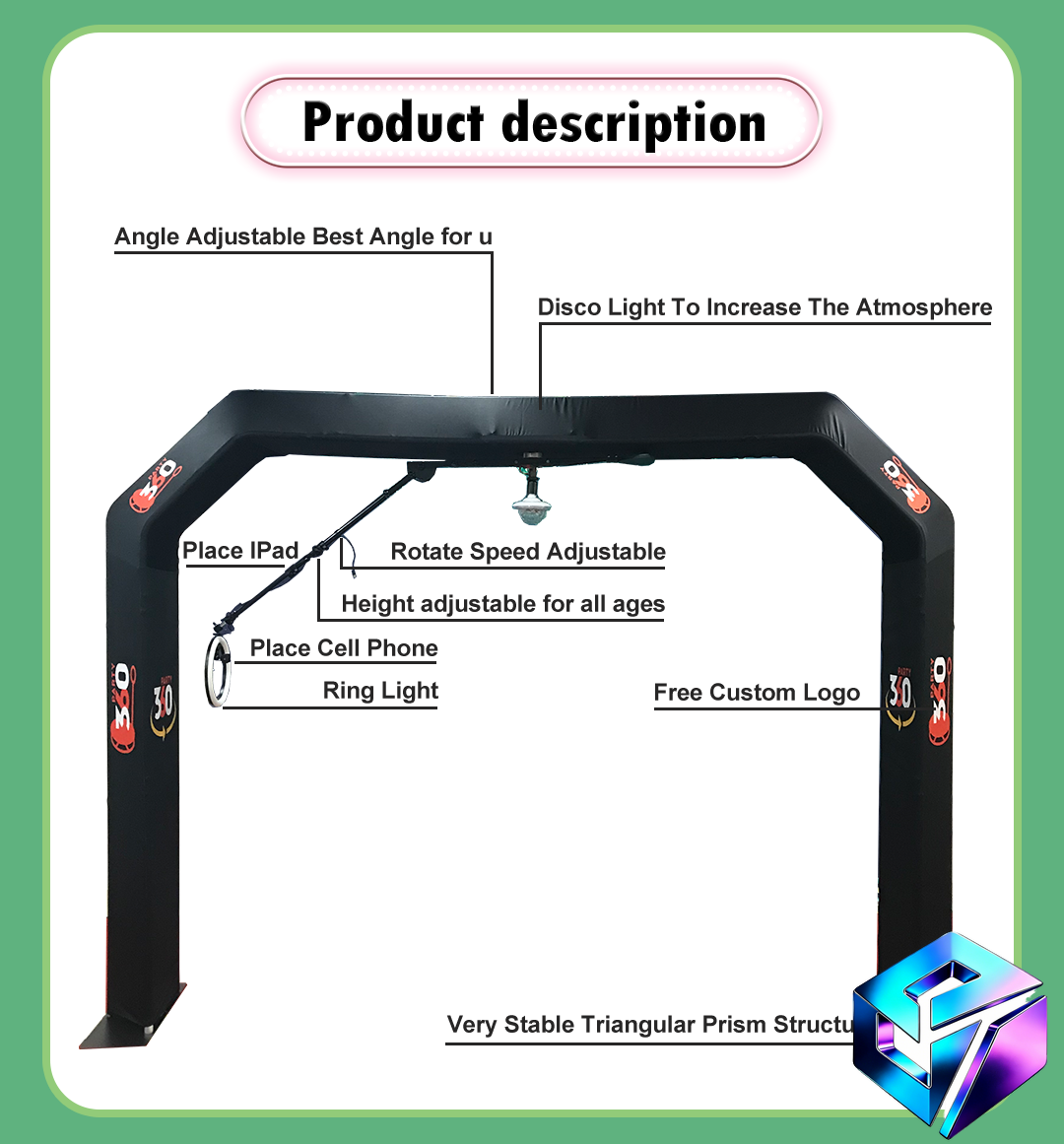 Overhead 360 Photo Booth Enclo - Supply Event review and price