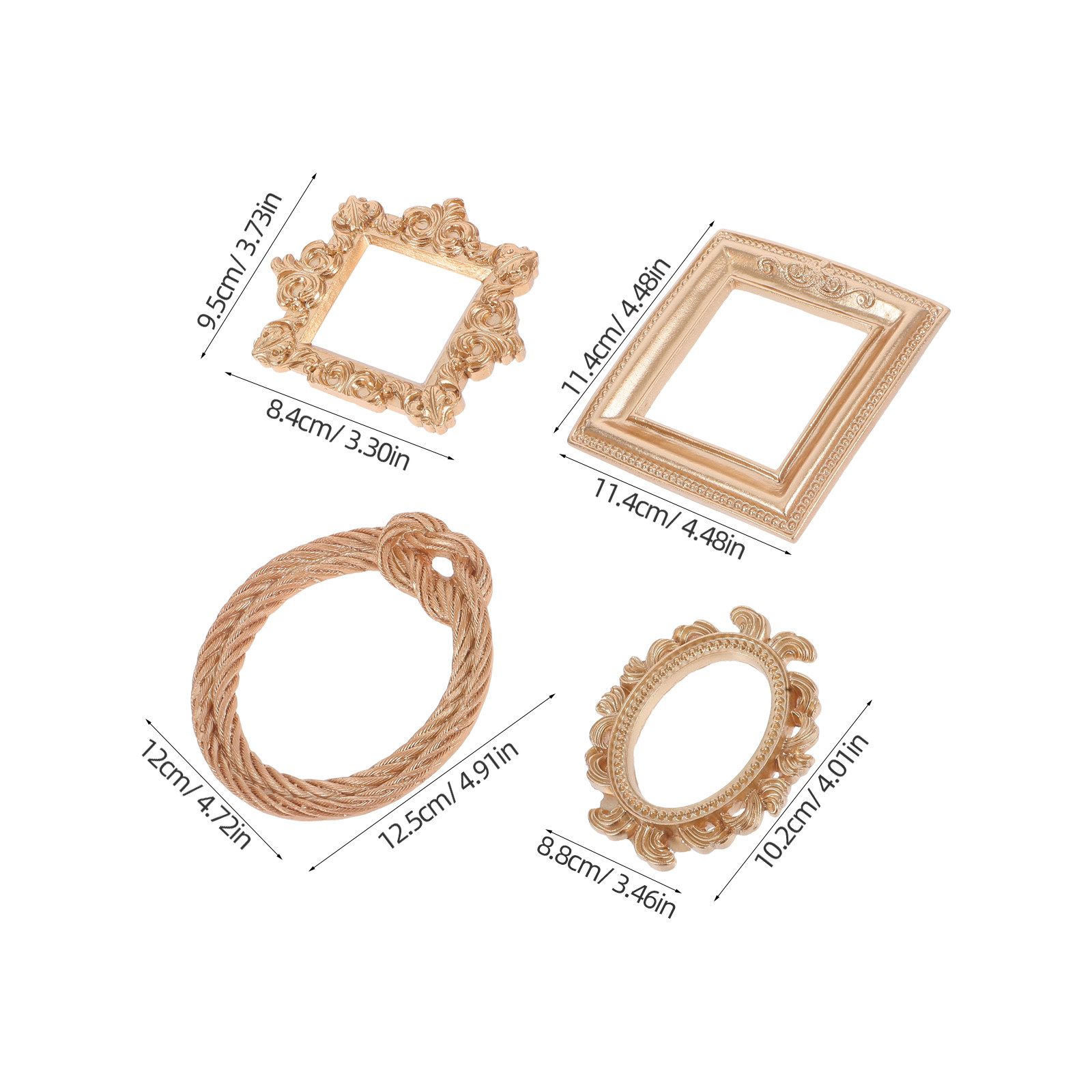 4Pcs Mini Vintage Resin Pictur - Photo Booth Frame review and price