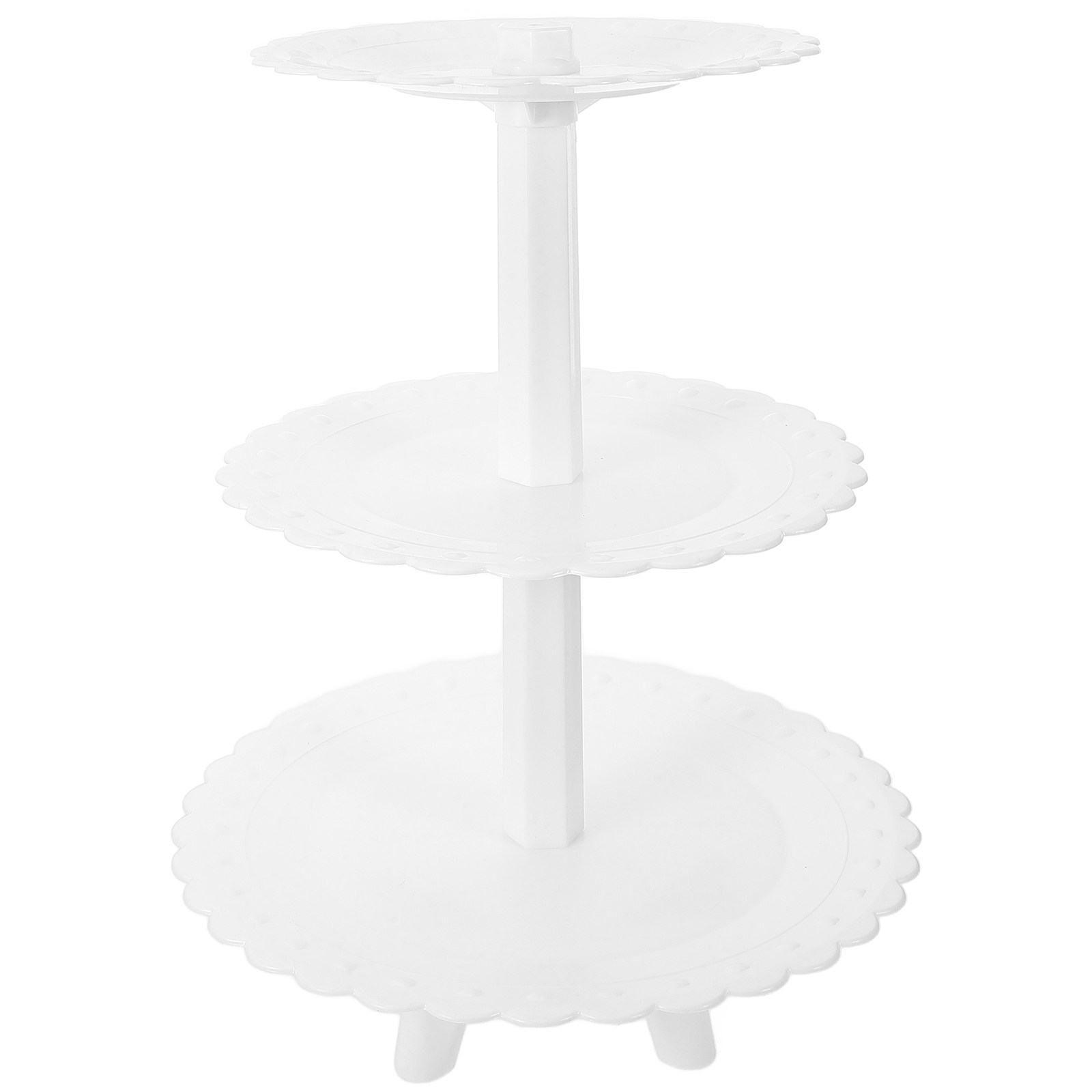 Three-Tier Plastic Cake Stand  - Cupcake Stand Tier review and price
