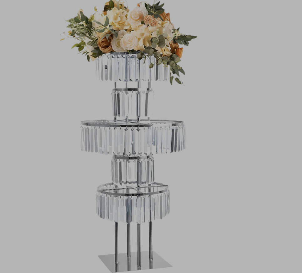 4 PCS Flower Rack Crystal Road - Party Event Supply Store review and price