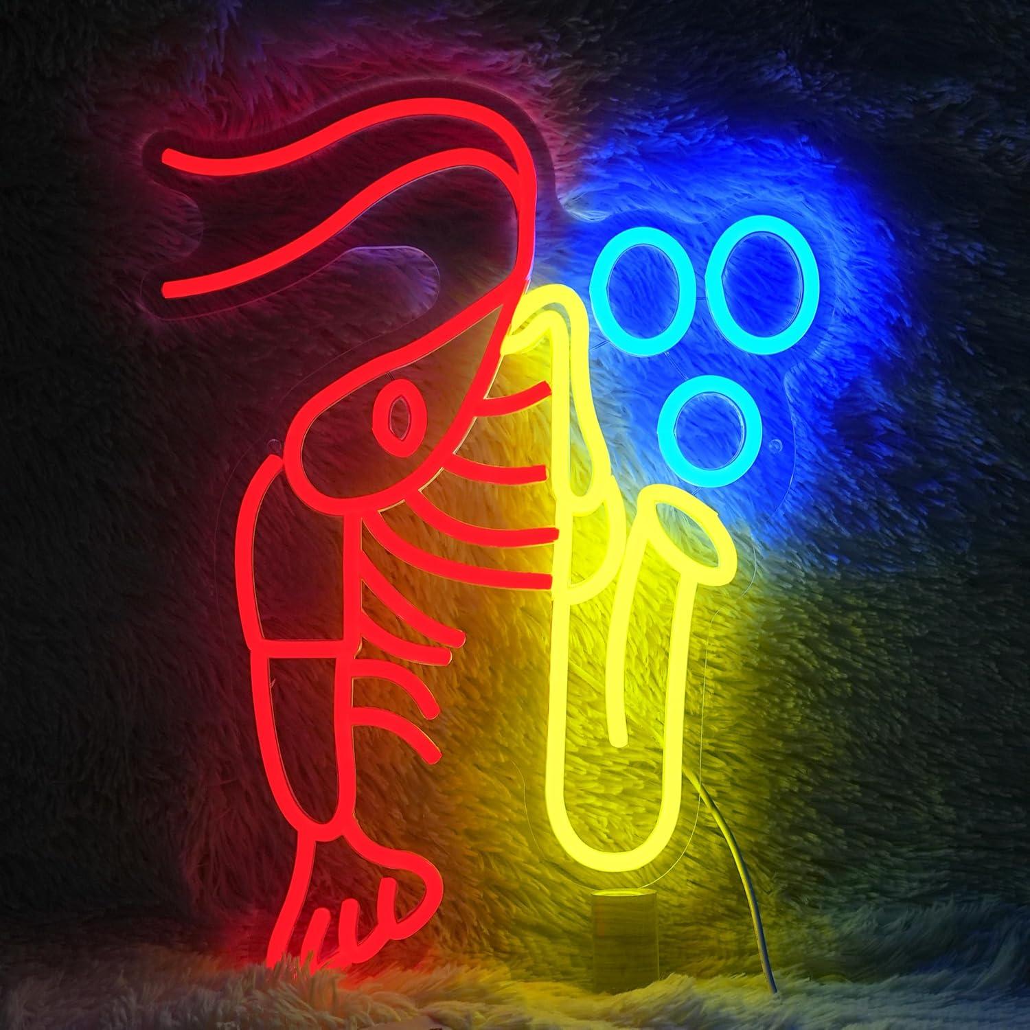 Lobster Saxophone Neon Sign Ja - Neon Sign Party review and price