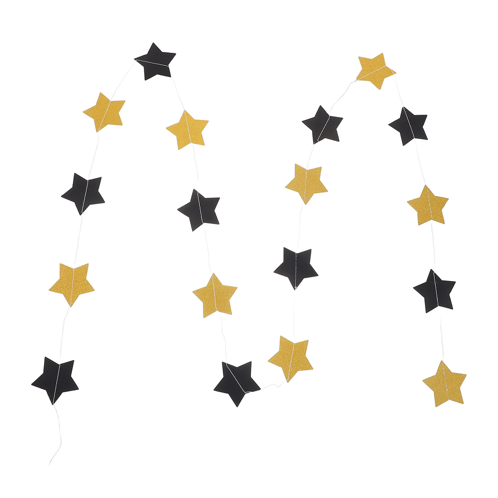 2Pcs Gold Star Garland Banner  - Party Banner Gold review and price