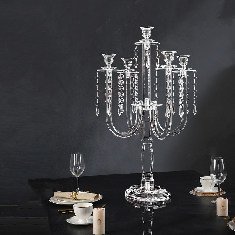 Clear Candle Holders 5 Arms Ac - Centerpiece Stick review and price