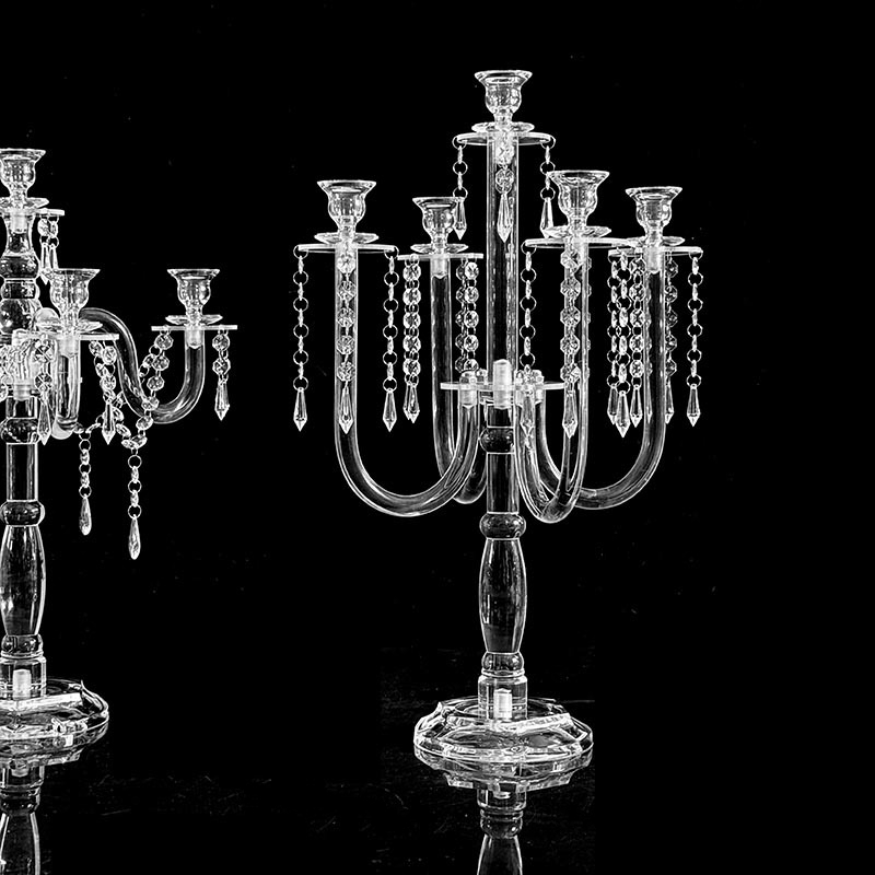Clear Candle Holders 5 Arms Ac - Centerpiece Stick review and price