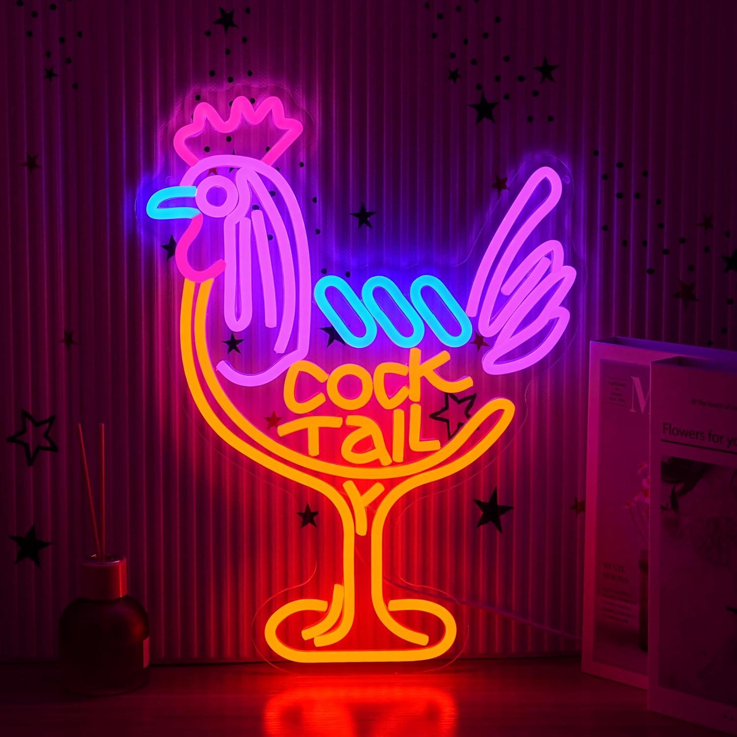 Cocktail Neon Sign USB Dimmabl - Neon Sign Party review and price
