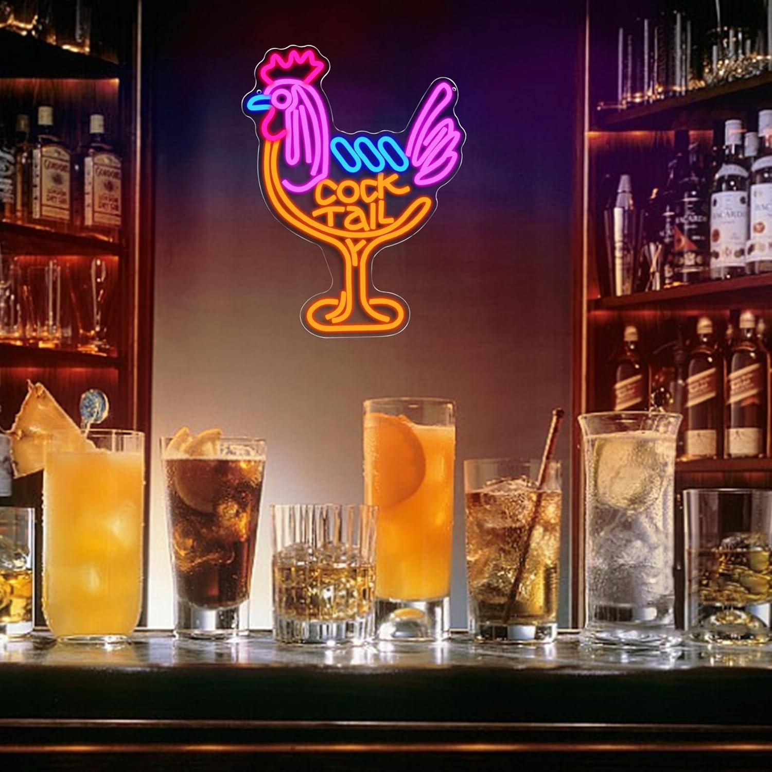 Cocktail Neon Sign USB Dimmabl - Neon Sign Party review and price