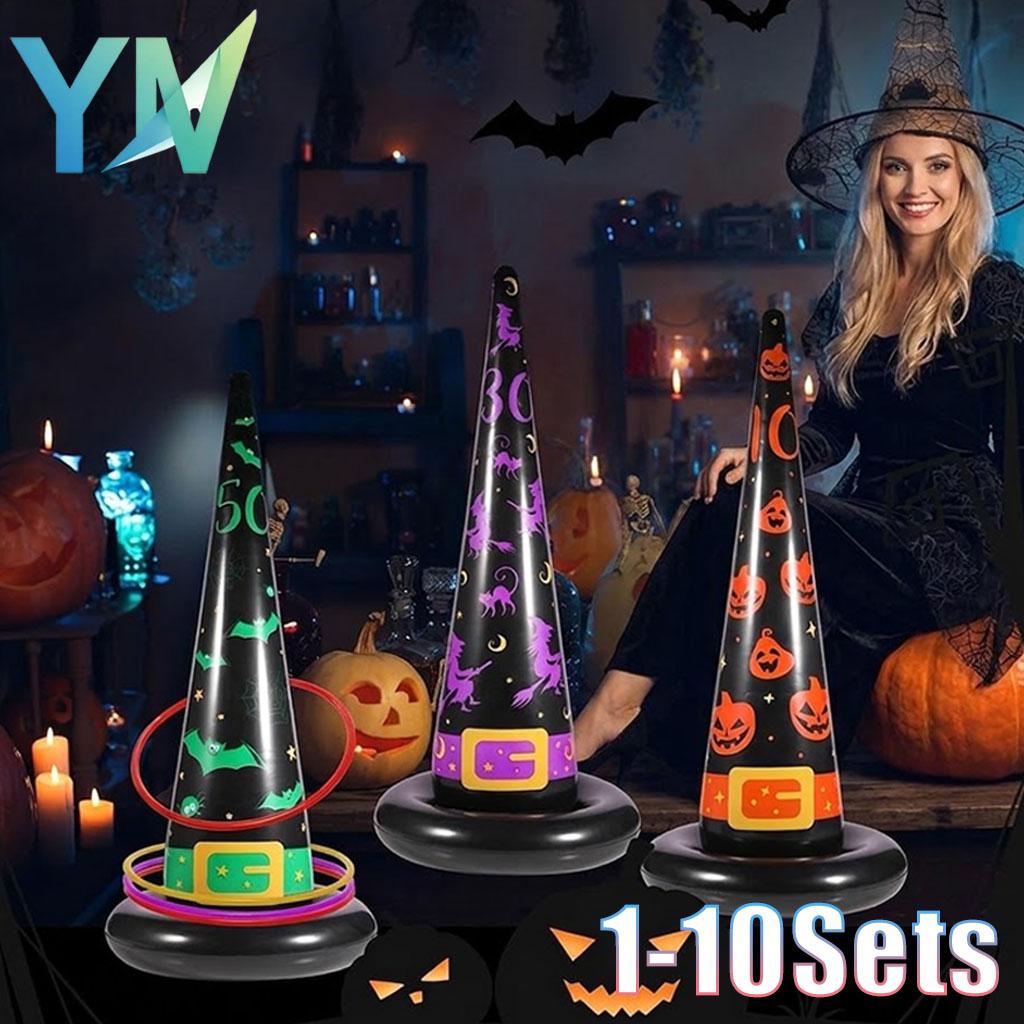 1-10Sets Halloween Inflatable  - Party Hat Cone review and price