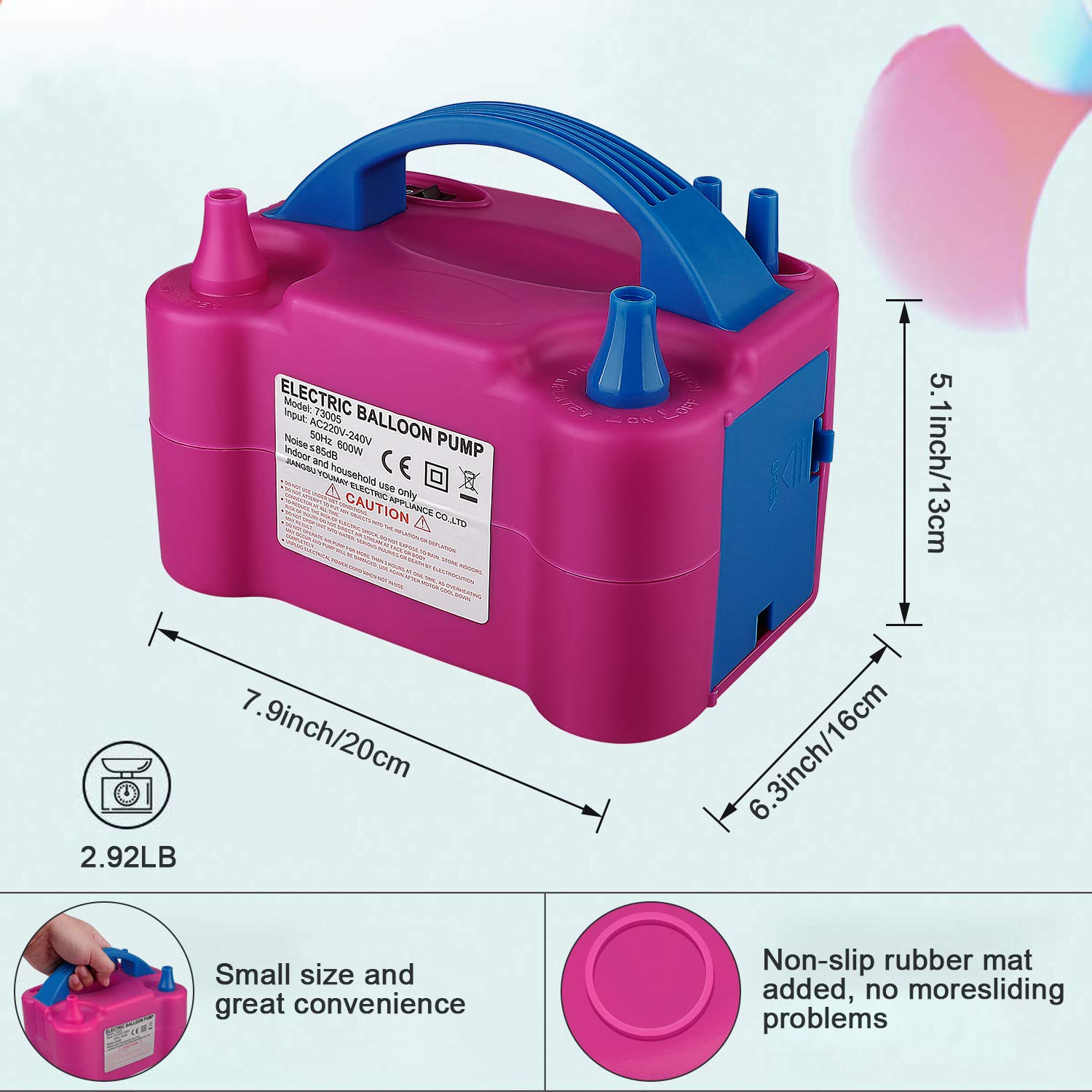 Portable Electric Balloon Blow - Balloon Pump Hand review and price
